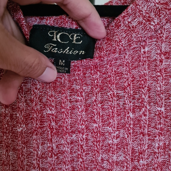 Ice M Red Maxi Long Dress with Sides Slits | Formal Red Dress Birthday - Picture 9 of 9